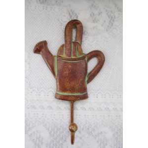 9" Metal  Cast Iron Watering Can  Garden/Kitchen Hanging Wall Hook   163199493182
